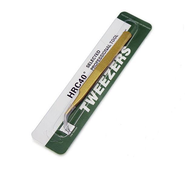 JMT-561866 Curved and Straight Stainless Steel Tweezers for Eyelash Extensions and Makeup Application
