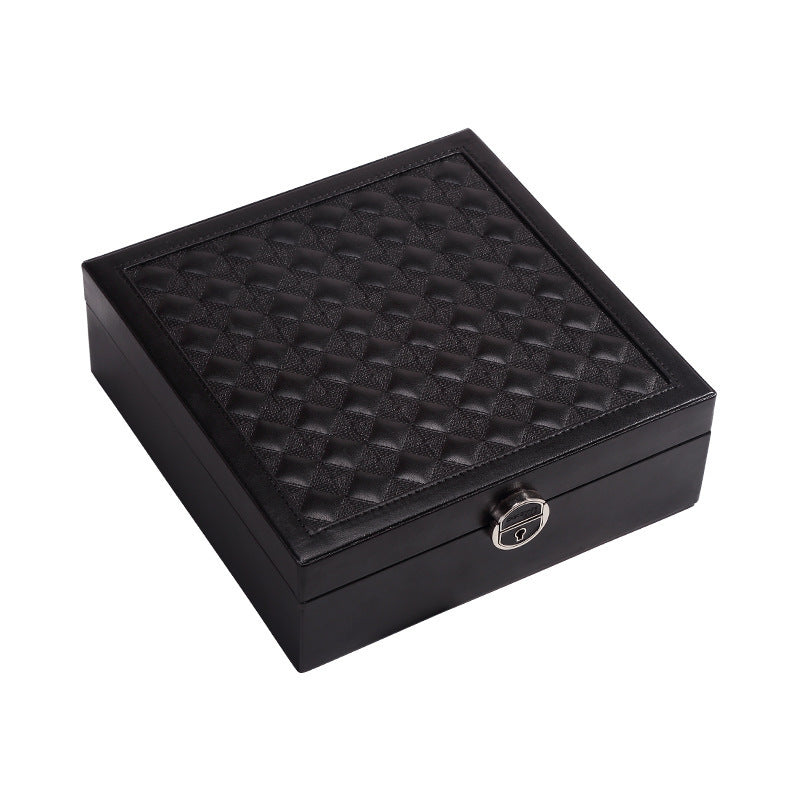 JMT-562186 European Style Large-Capacity Jewelry and Cosmetic Storage Box with Organizer Features