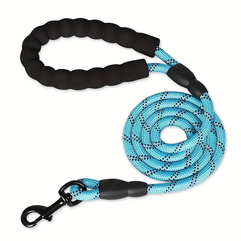 JMT-562250 Elastic Dog Leash with Padded Handle for Comfortable Jogging and Training, 5 Feet Reflective Rope and Adjustable Waist Belt for Hands-Free Pet Walking