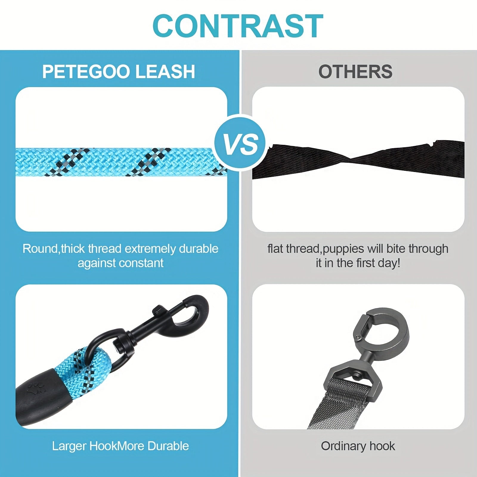 JMT-562250 Elastic Dog Leash with Padded Handle for Comfortable Jogging and Training, 5 Feet Reflective Rope and Adjustable Waist Belt for Hands-Free Pet Walking