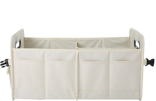 JMT-562378 Collapsible Multi-Compartment Car Trunk Organizer for SUVs