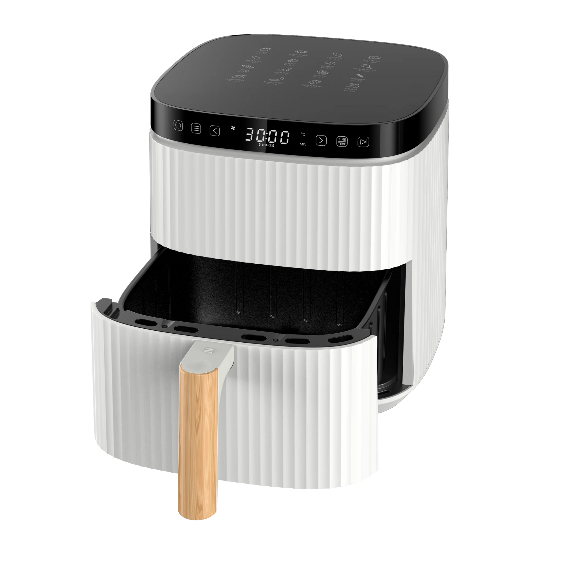 JMT-562506 5L Air Fryer with 12 Cooking Functions and Metal Inner Cavity in Multi-colour Options