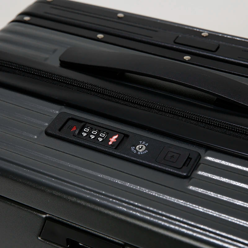 JMT-562634 Soft Shell Carry-On Suitcase with Open Top and Laptop Compartment for Travelling