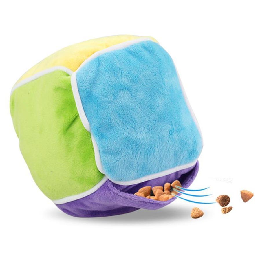 JMT-562890 Pet-Friendly Sniffing Mat with Puzzle Cube Design for Engaging Play and Treat Challenges