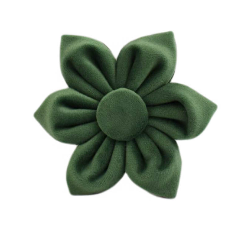 JMT-563082 Scalable Velvet Fabric Dog Collar Set with Bow, Flower, Vest, Leash & Poop Bag