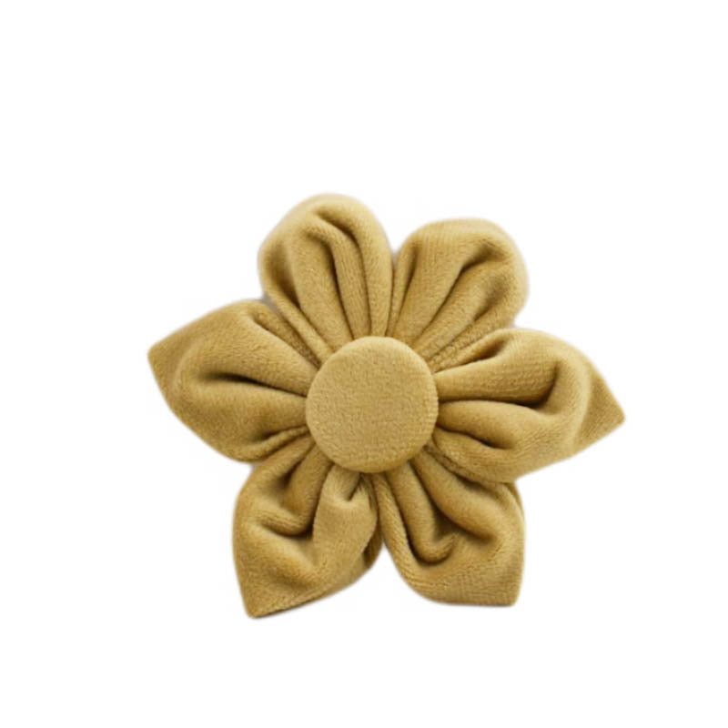 JMT-563082 Scalable Velvet Fabric Dog Collar Set with Bow, Flower, Vest, Leash & Poop Bag