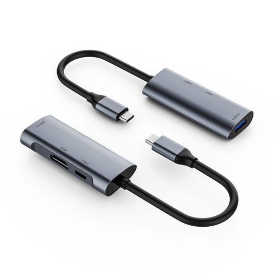 JMT-563082 Type-C 3-in-1 HDMI PD USB Expansion Dock for Seamless Connectivity