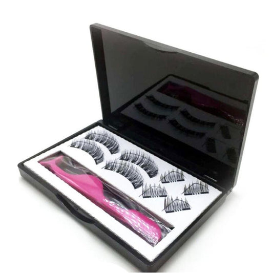 JMT-563146 Handmade Cotton Thread Stem Magnetic False Eyelashes