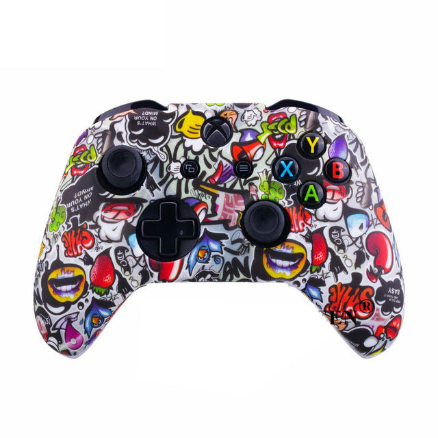 JMT-563210 Xbox One Silicone Camouflage Handle Protective Cover - Soft Touch, Lightweight Design