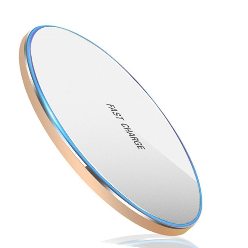 JMT-563594 10W Aluminum Alloy Wireless Charger - Fast Charging, USB Interface, Available in Multiple Colors