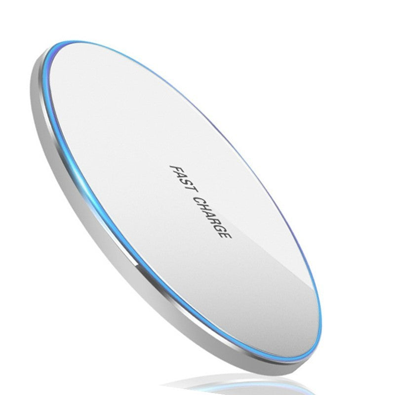 JMT-563594 10W Aluminum Alloy Wireless Charger - Fast Charging, USB Interface, Available in Multiple Colors