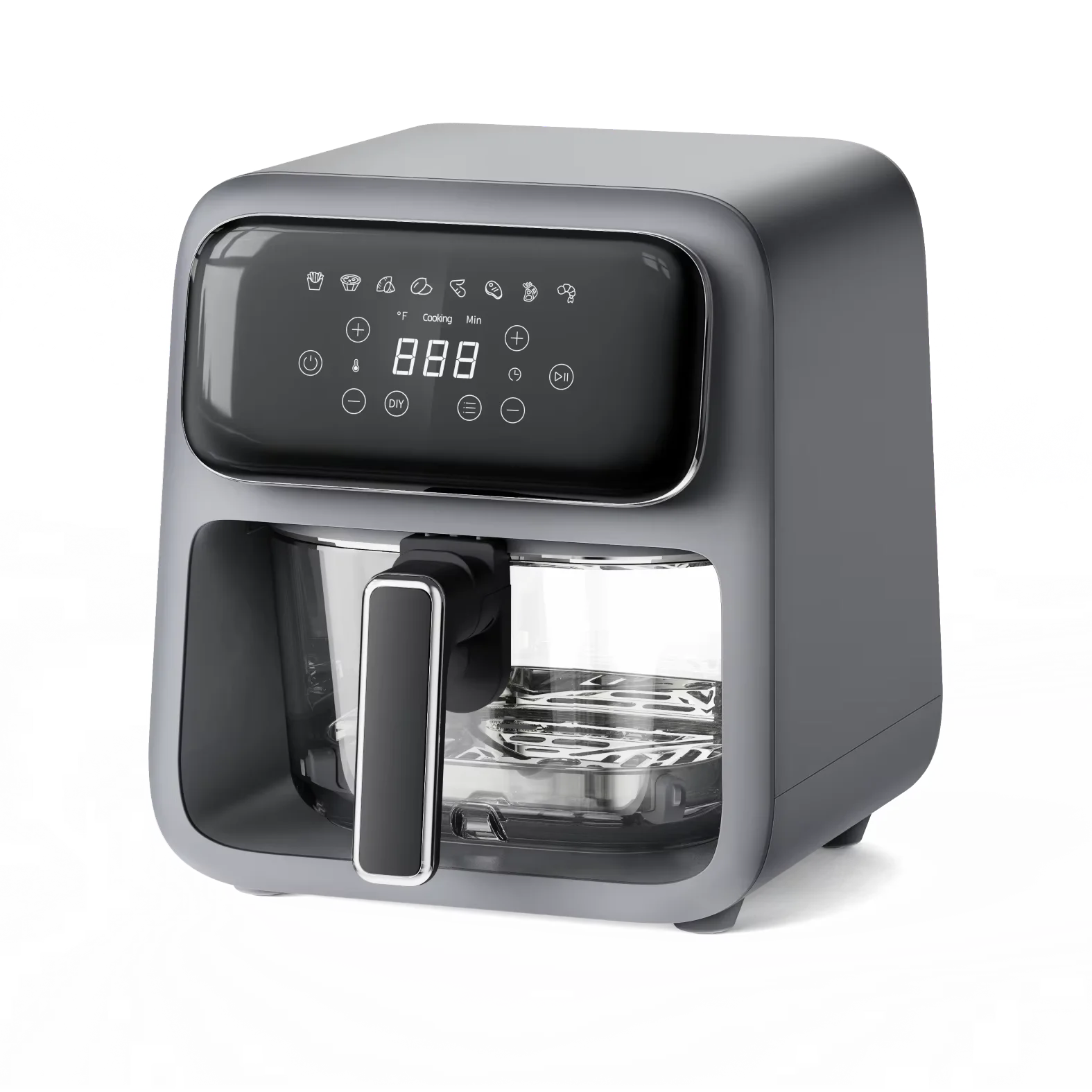 JMT-563658 Digital Touch Control Air Fryer for Healthy Cooking, 4L Capacity with Presets for French Fries and Chicken