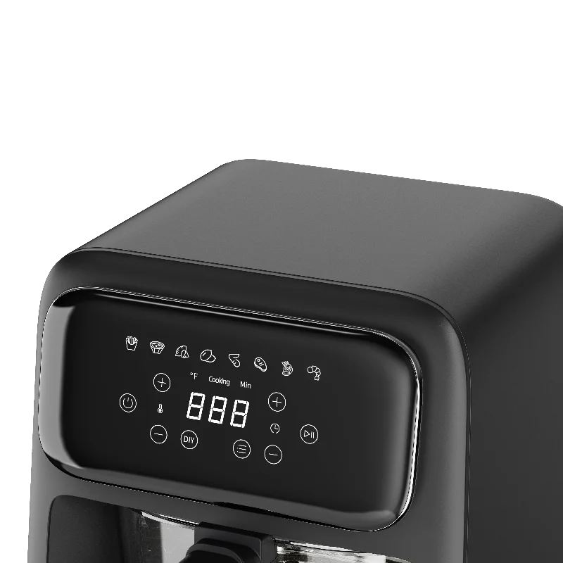 JMT-563658 Digital Touch Control Air Fryer for Healthy Cooking, 4L Capacity with Presets for French Fries and Chicken