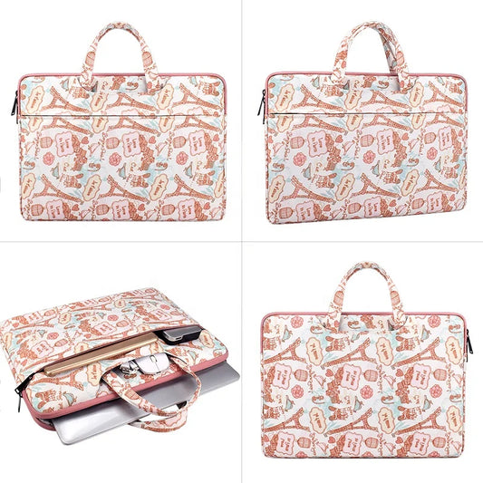 JMT-563722 Multifunctional Laptop Bag for 13 to 15.4 Inch Computers with Pattern Printing Design