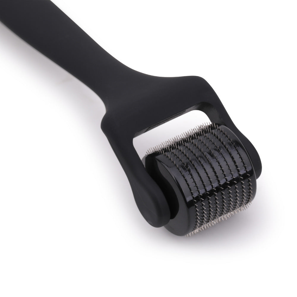 JMT-564042 Matte 540 Microneedle Roller with Rubber Oil Handle for Precision Skin Treatment