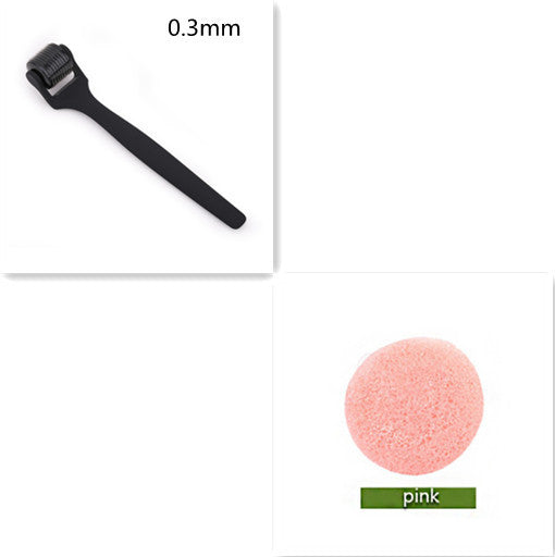 JMT-564042 Matte 540 Microneedle Roller with Rubber Oil Handle for Precision Skin Treatment