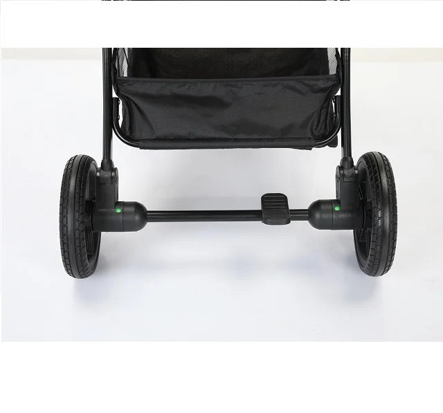 JMT-564042 Stylish Baby Stroller with Carbon Steel Frame and Durable Powder Coating
