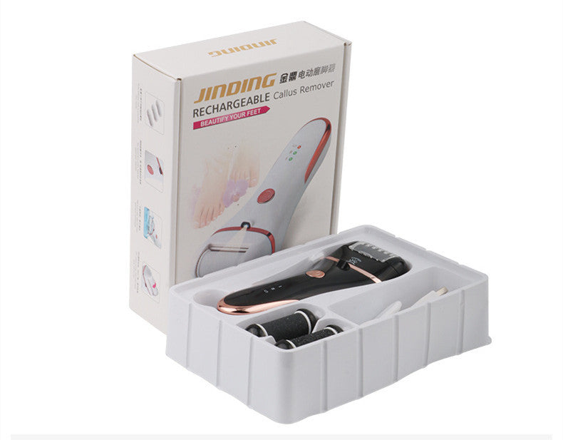 JMT-564362 Electric Waterproof Foot Peel Machine with USB Charging and Multiple Sanding Heads