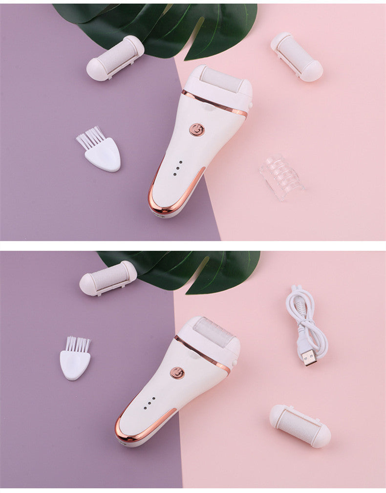 JMT-564362 Electric Waterproof Foot Peel Machine with USB Charging and Multiple Sanding Heads