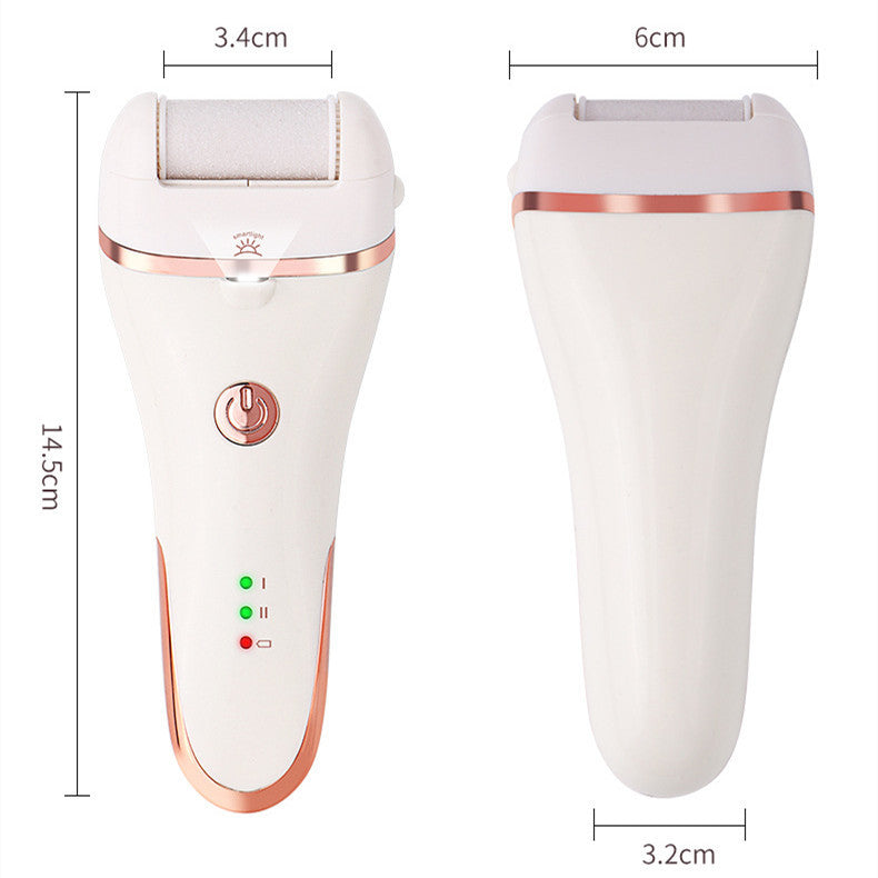 JMT-564362 Electric Waterproof Foot Peel Machine with USB Charging and Multiple Sanding Heads