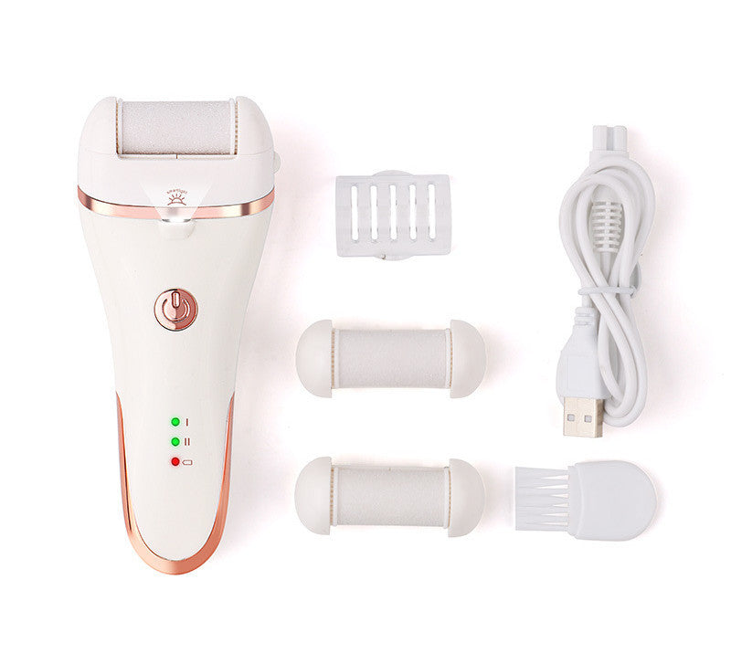 JMT-564362 Electric Waterproof Foot Peel Machine with USB Charging and Multiple Sanding Heads