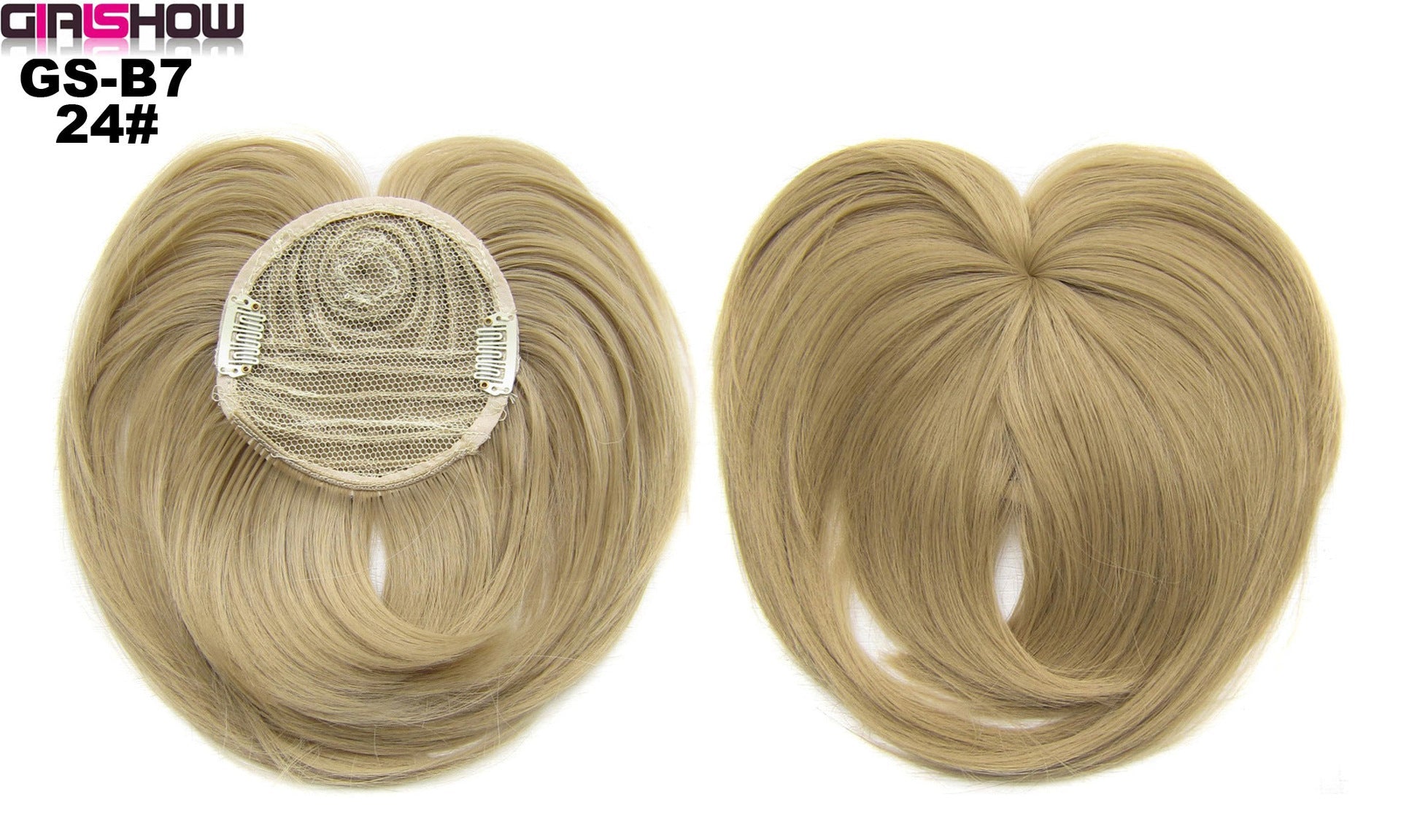 JMT-564426 Short High Temperature Silk Chemical Fiber Wig with Peach Heart Bangs for Men