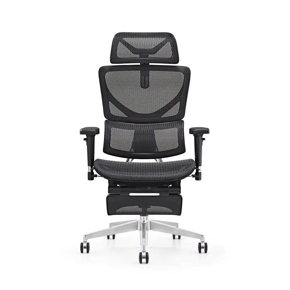 JMT-564810 Ergonomic High Back Mesh Office Chair with Adjustable Footrest and 3D Armrests