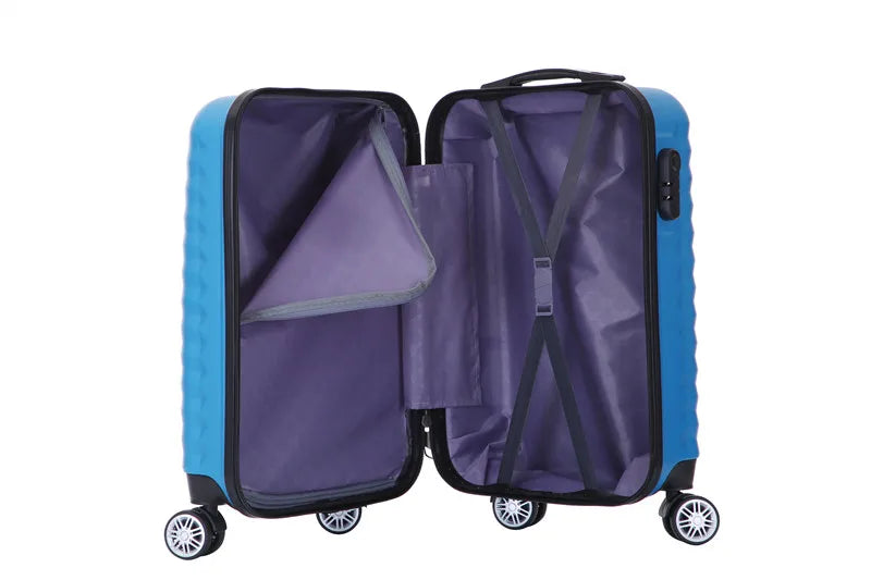 JMT-564938 4-Piece Universal Trolley Suitcase Set with 12/20/24/28 Inch Wheels for Travel