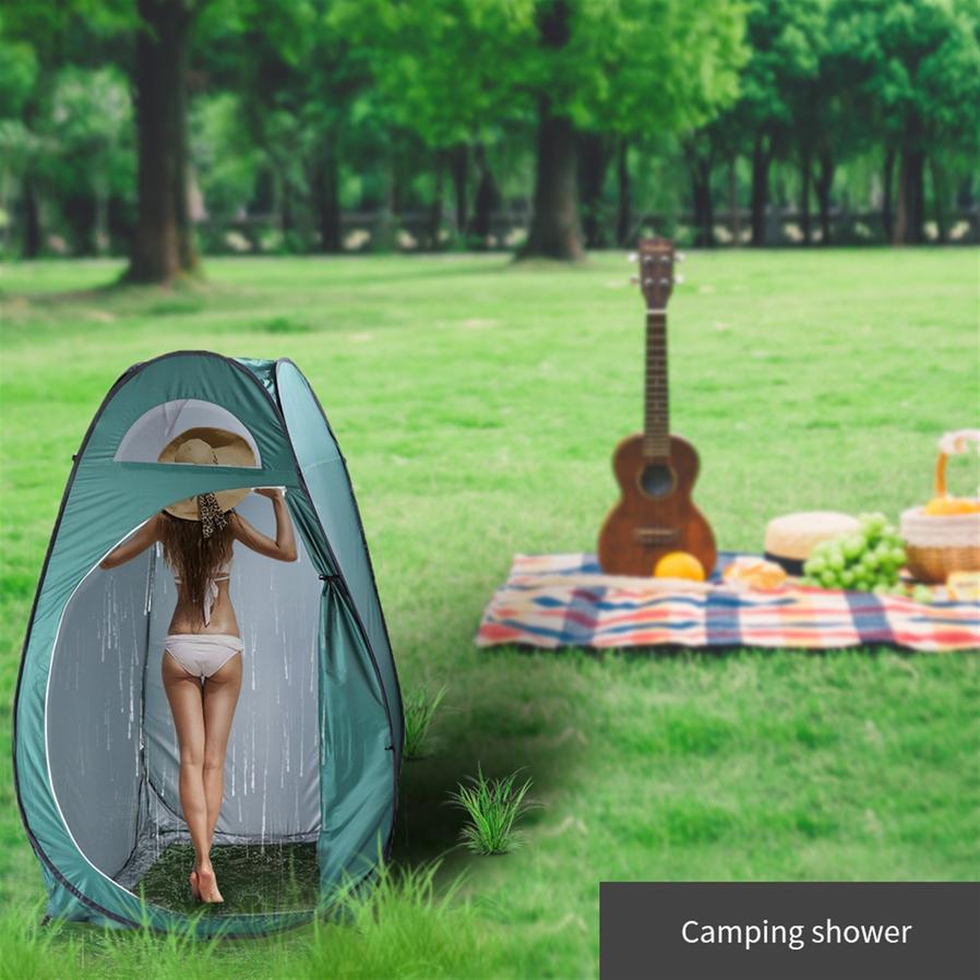 JMT-564938 Compact Army Green Changing Tent for Outdoor Privacy and Comfort