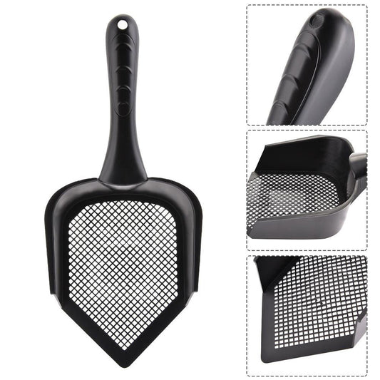 JMT-565066 Cat Litter Shovel with Fine Holes – Durable Plastic Cleaning Tool for Easy Pet Waste Management