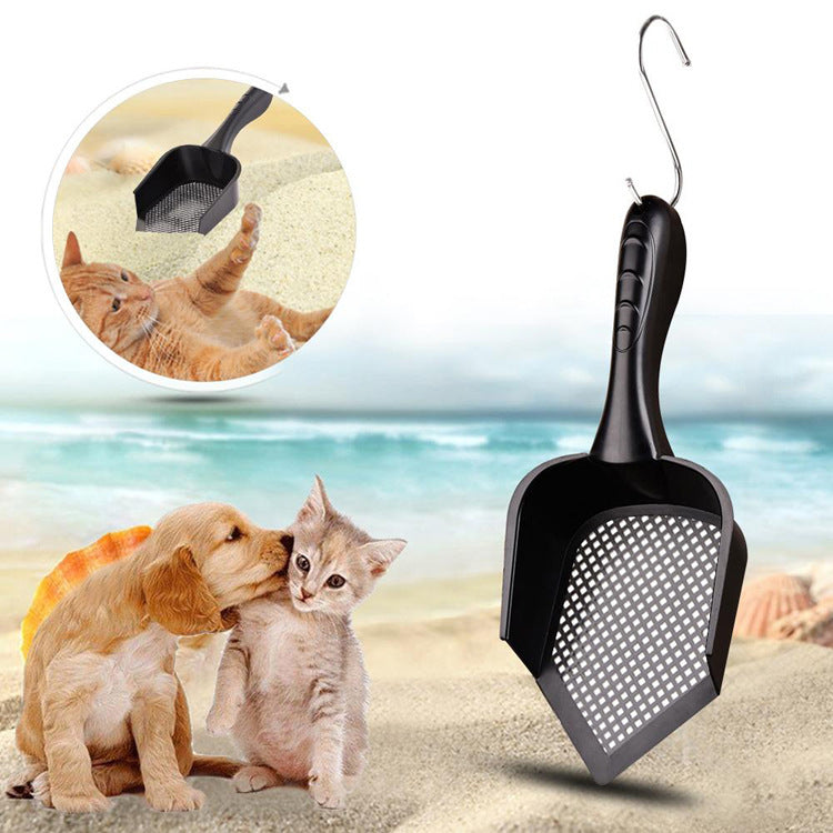 JMT-565066 Cat Litter Shovel with Fine Holes – Durable Plastic Cleaning Tool for Easy Pet Waste Management