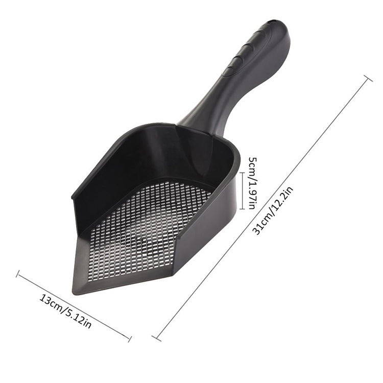 JMT-565066 Cat Litter Shovel with Fine Holes – Durable Plastic Cleaning Tool for Easy Pet Waste Management
