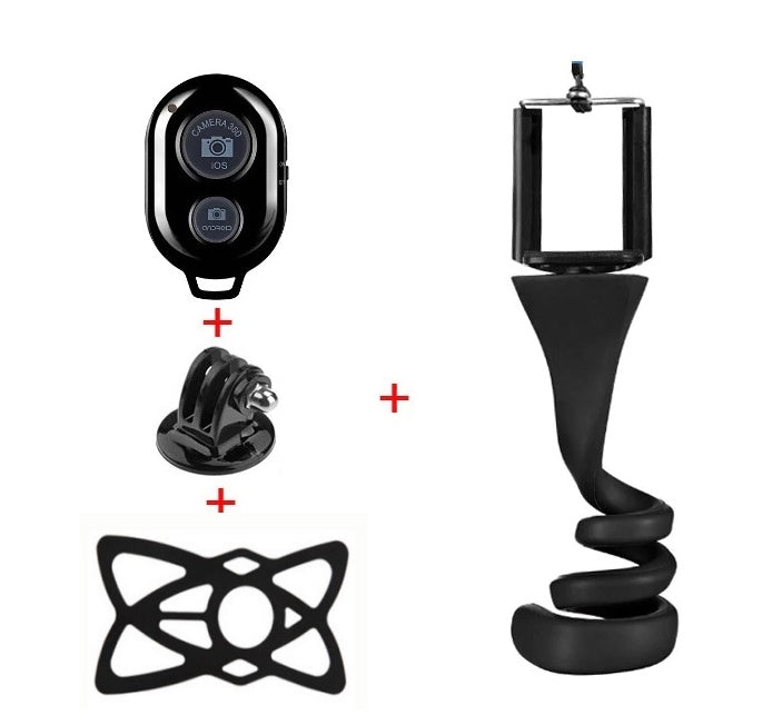 JMT-565066 Flexible Snake-Shaped Mobile Phone Holder with Bluetooth Remote Control