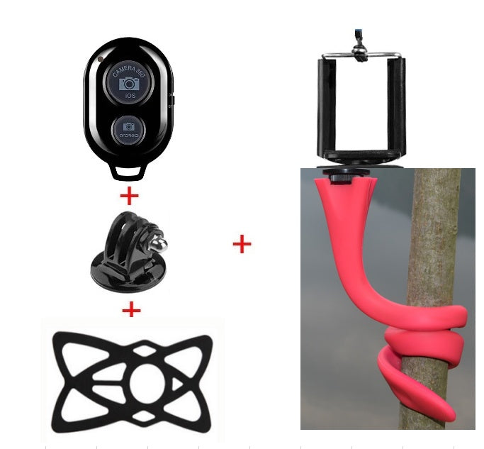 JMT-565066 Flexible Snake-Shaped Mobile Phone Holder with Bluetooth Remote Control