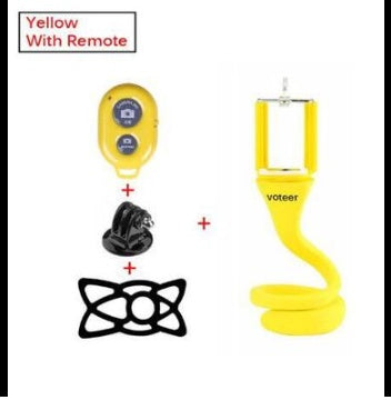 JMT-565066 Flexible Snake-Shaped Mobile Phone Holder with Bluetooth Remote Control