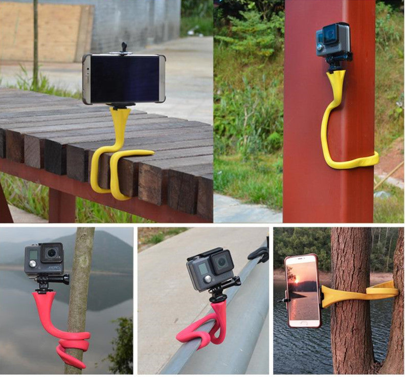 JMT-565066 Flexible Snake-Shaped Mobile Phone Holder with Bluetooth Remote Control