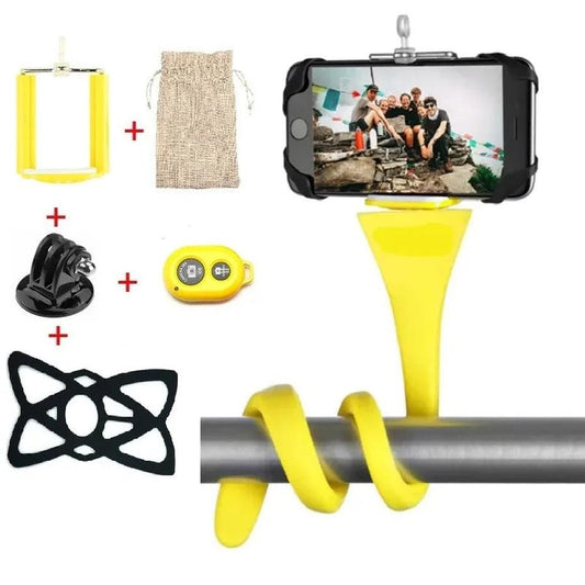 JMT-565066 Flexible Snake-Shaped Mobile Phone Holder with Bluetooth Remote Control
