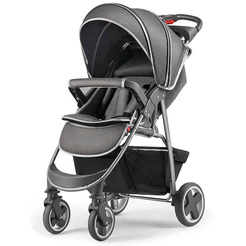 JMT-565066 Multi-functional Lightweight Baby Stroller with Reclining Seat, Foldable Design for Comfort and Convenience