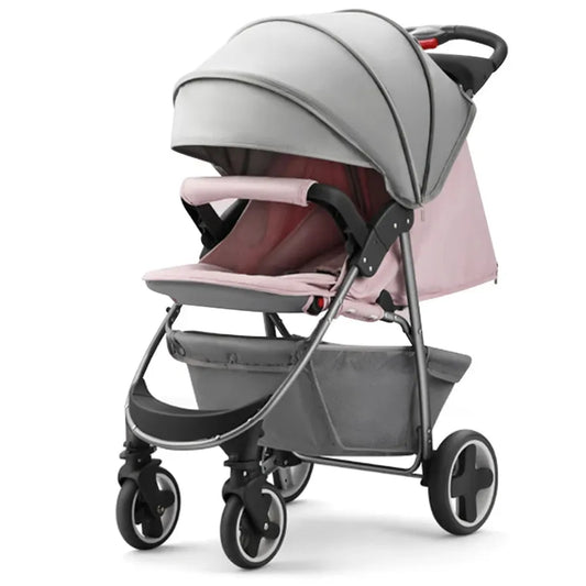 JMT-565066 Multi-functional Lightweight Baby Stroller with Reclining Seat, Foldable Design for Comfort and Convenience