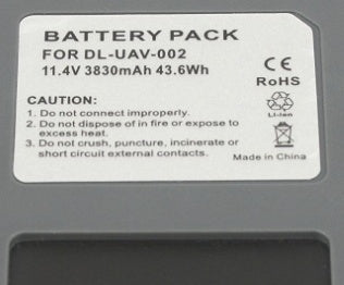 JMT-565386 DJI Mavic Pro Compatible 3830mAh 11.4V LiPo Battery with Safety Features