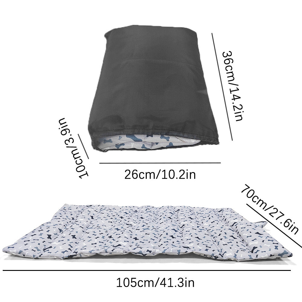 JMT-565514 Waterproof Portable Folding Mat for Pets, Moisture-Proof Oxford Fabric, Ideal for Camping
