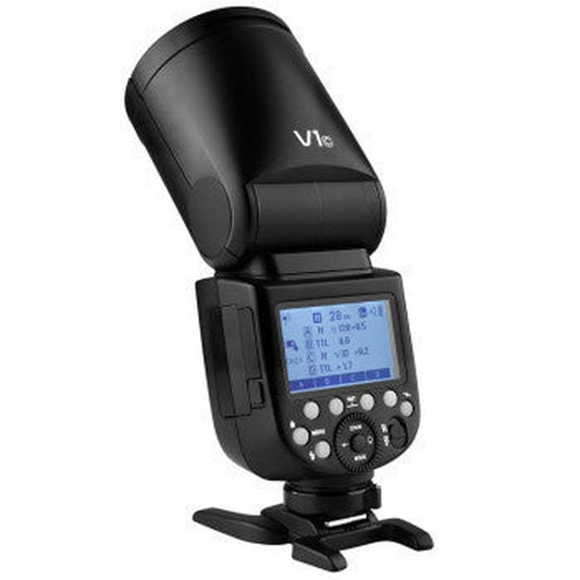 JMT-565578 Professional Overhead Flash for DSLR Cameras with Circular Lamp Head and High-Speed Support