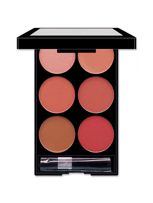 JMT-565642 Multicolor Six-Color Blush Makeup Palette for All Skin Types, 15g