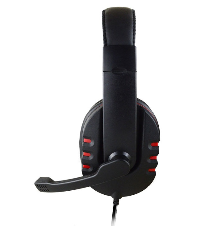 JMT-565706 Wired Gaming Headset with Adjustable Microphone and Soft PU Leather Earmuffs