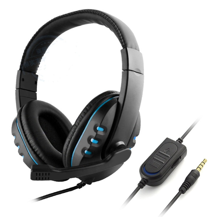 JMT-565706 Wired Gaming Headset with Adjustable Microphone and Soft PU Leather Earmuffs