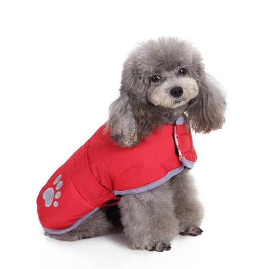 JMT-565834 Reflective Cotton Dog Apparel for Winter - Available in Multiple Colors and Sizes