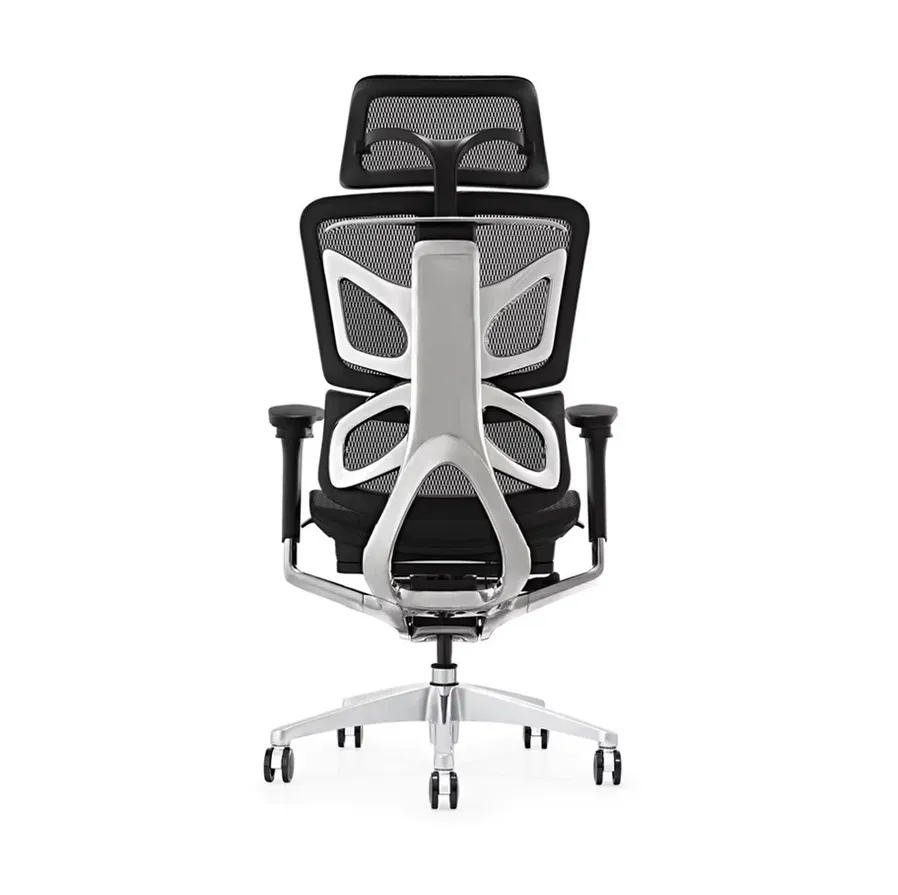 JMT-565962 Ergonomic High Back Mesh Office Chair with Adjustable Headrest and Revolving Function