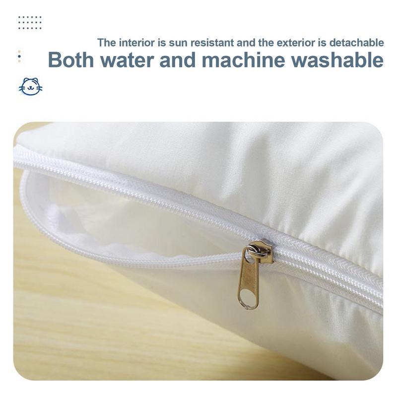 JMT-566026 Cozy Removable Winter Cat Bed with Pillow - Soft Sleeping Bag for Cats and Small Dogs