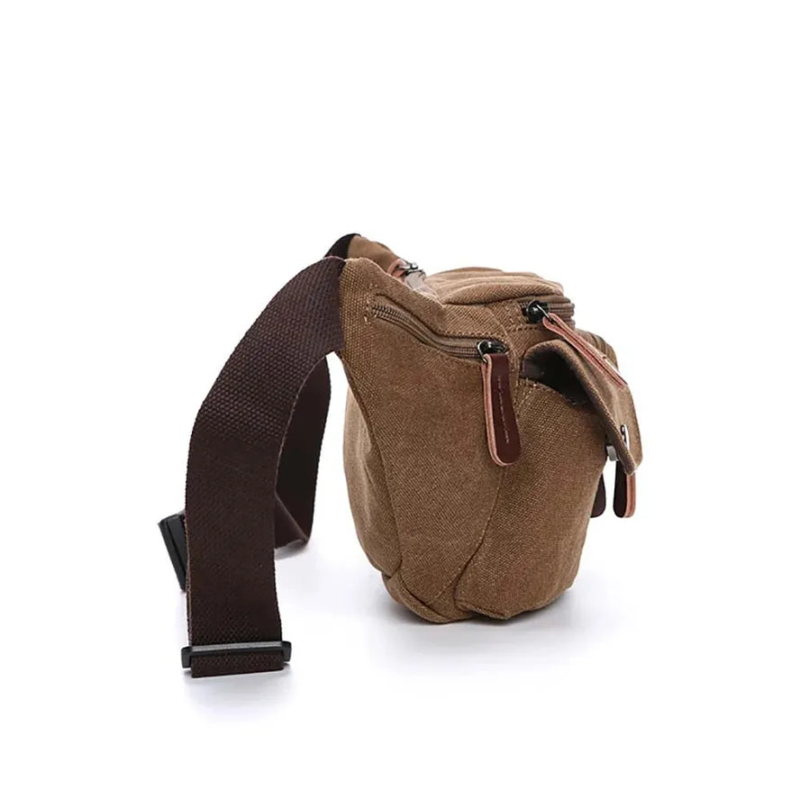 JMT-566090 Multifunctional Canvas Waist Bag for Work and Travel