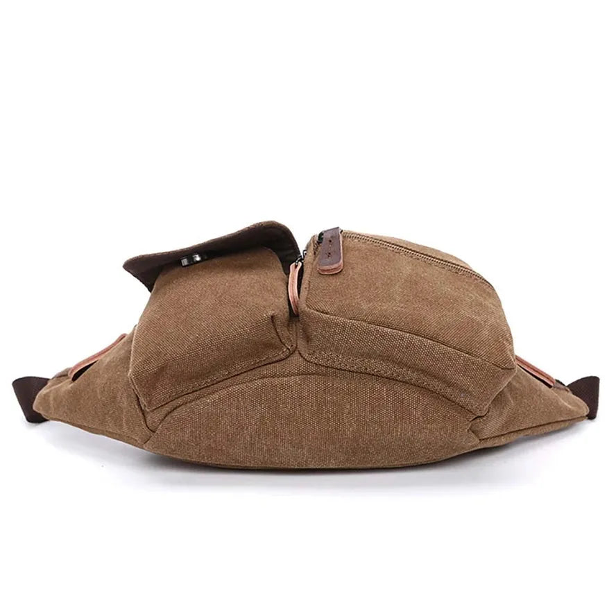 JMT-566090 Multifunctional Canvas Waist Bag for Work and Travel